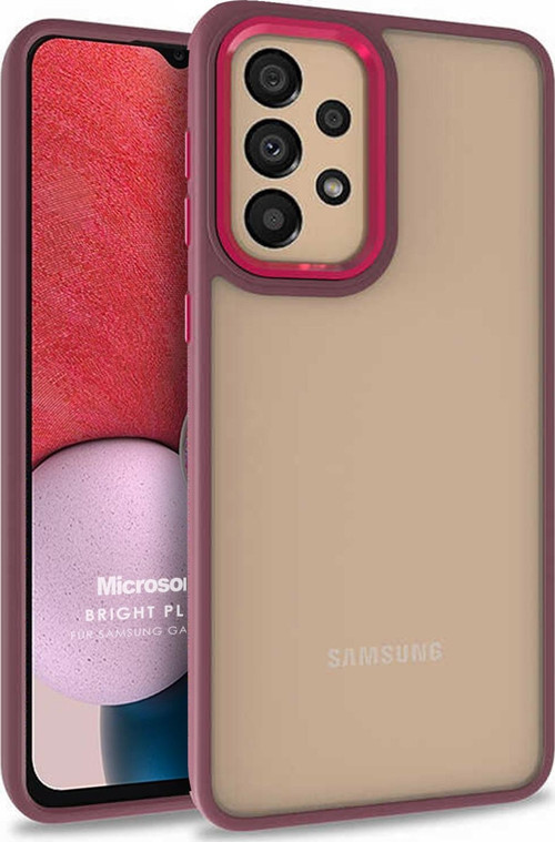 Samsung Galaxy A23 Kılıf Bright Planet Kırmızı