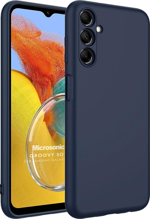 Samsung Galaxy M14 Kılıf Groovy Soft Lacivert