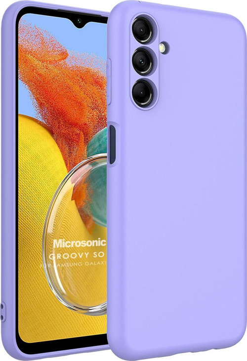 Samsung Galaxy M14 Kılıf Groovy Soft Lila