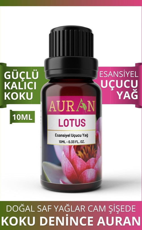 Lotus Esansiyel Uçucu Koku Yağı Buhurdanlık Yağı Difüzör Esansı Hobi Esans Ortam Oda Kokusu 10ml