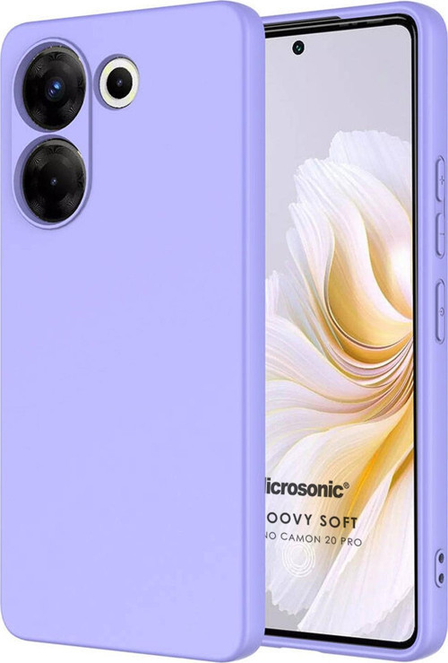 TECNO Camon 20 Kılıf Groovy Soft Lila