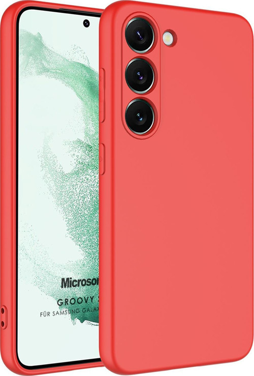 Samsung Galaxy S23 Kılıf Groovy Soft Kırmızı