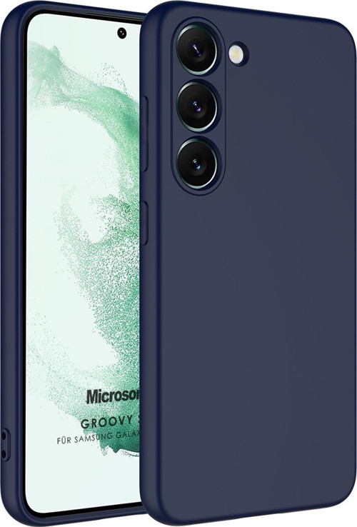 Samsung Galaxy S23 Kılıf Groovy Soft Lacivert
