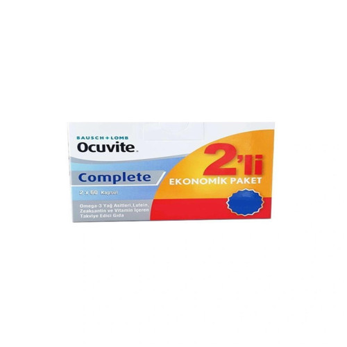 Ocuvite Complete Takviye Edici Gıda 2'li Ekonomik Paket 2X60 Kapsül