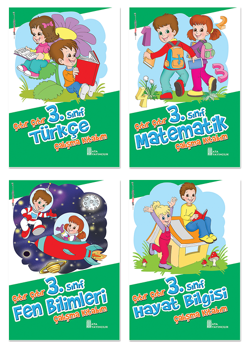 3. Sınıf Çıtır Çıtır Çalışma Kitabım 4'lü Set (Türkçe-Matematik- Fen Bilimleri-Hayat Bilgisi)