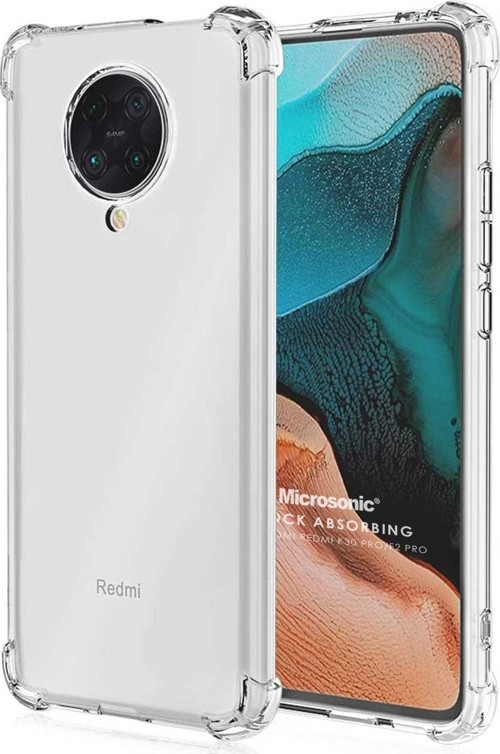 Xiaomi Redmi K30 Pro Kılıf Shock Absorbing Şeffaf