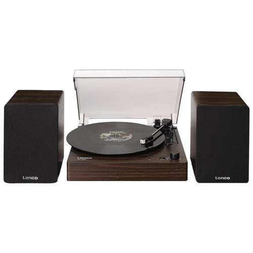 LS-200 Ahşap Harici Hoparlörlü Bluetooth Pikap-LS-200