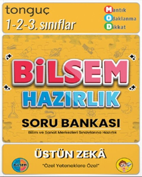1. 2. ve 3. Sınıflar İçin Bilsem Hazırlık Soru Bankası Tonguç Akademi