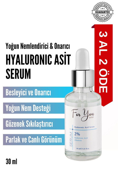 Yoğun Nemlendirici & Onarıcı Bakım Serumu Hyaluronic Asit – Allontoin Serum 30 Ml