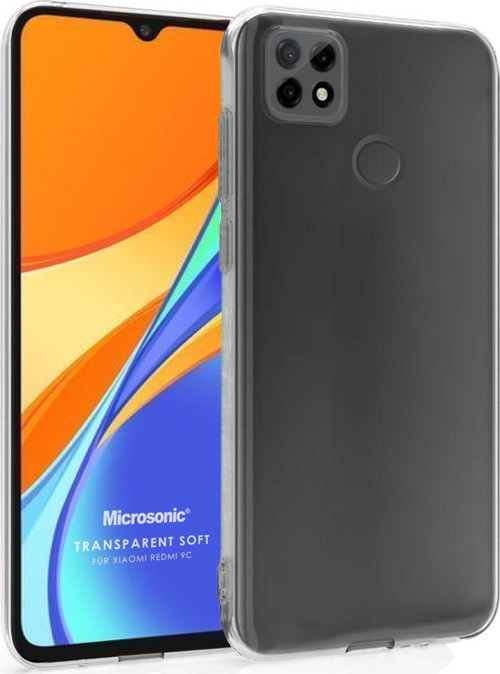 Xiaomi Redmi 9C Kılıf Transparent Soft Beyaz