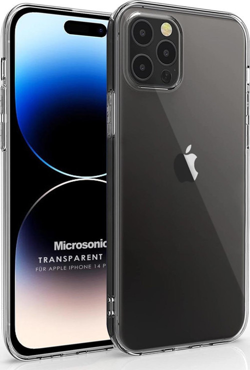 Apple iPhone 14 Pro Kılıf Transparent Soft Beyaz