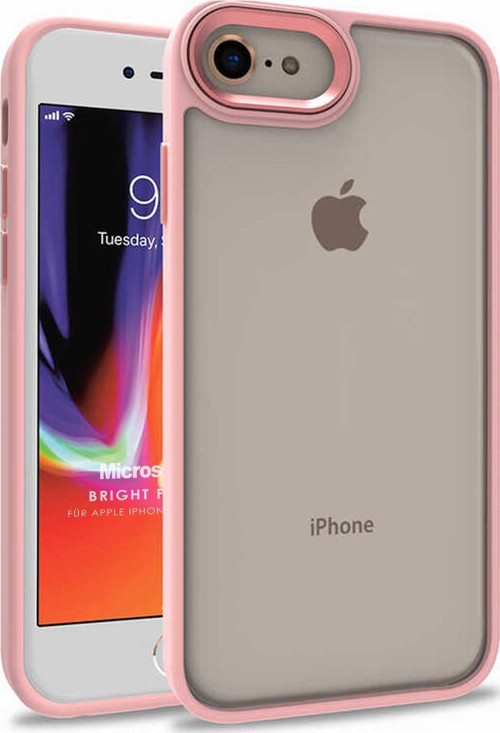 Apple iPhone 8 Kılıf Bright Planet Rose Gold