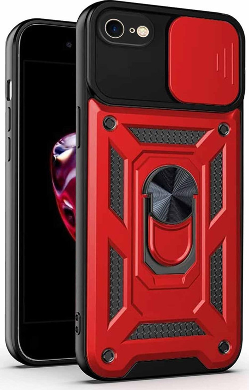 Apple iPhone SE 2022 Kılıf Impact Resistant Kırmızı
