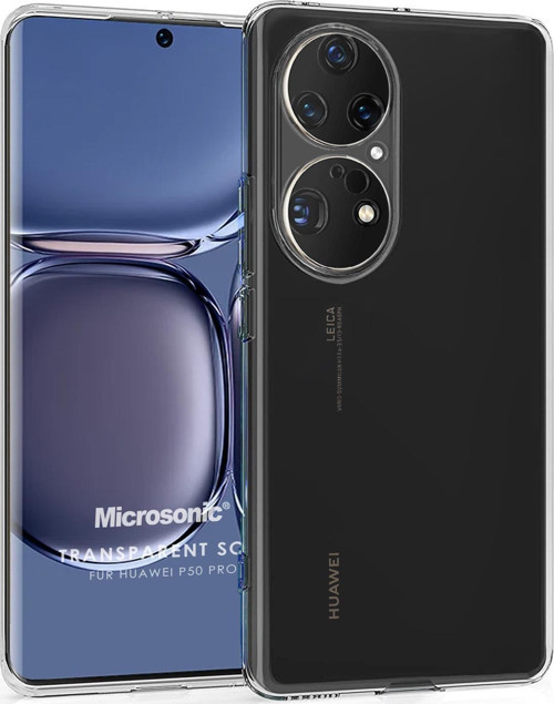 Huawei P50 Pro Kılıf Transparent Soft Şeffaf