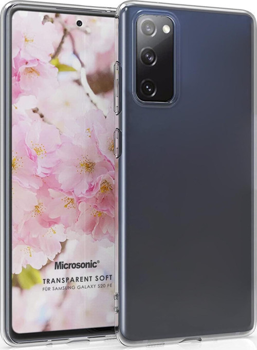 Samsung Galaxy S20 FE Kılıf Transparent Soft Beyaz