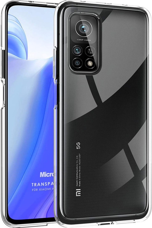 Xiaomi Mi 10T Kılıf Transparent Soft Beyaz