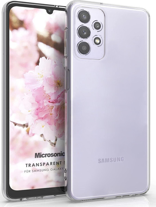 Samsung Galaxy A32 4G Kılıf Transparent Soft Beyaz