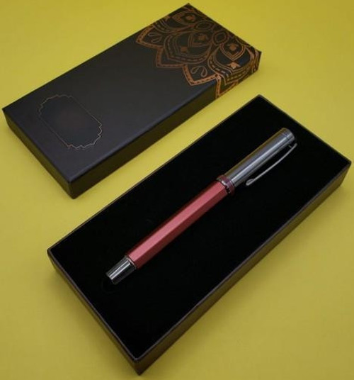 Bordo Roller Kalem Dekoratif Hediyelik