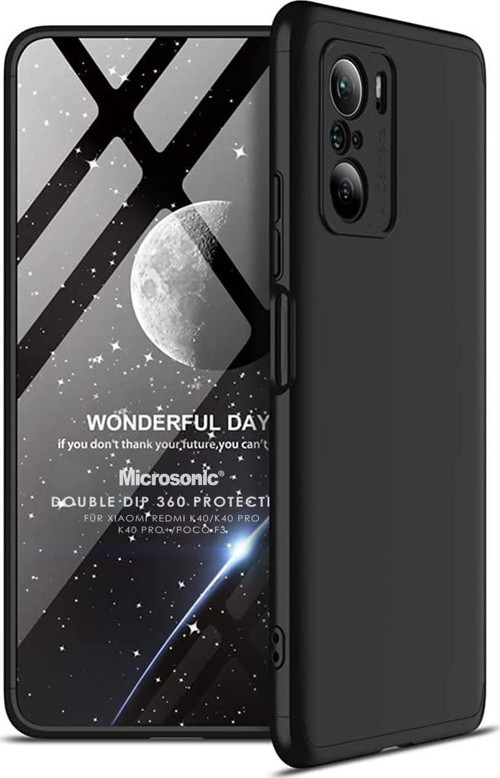 Xiaomi Mi 11i Kılıf Double Dip 360 Protective Siyah