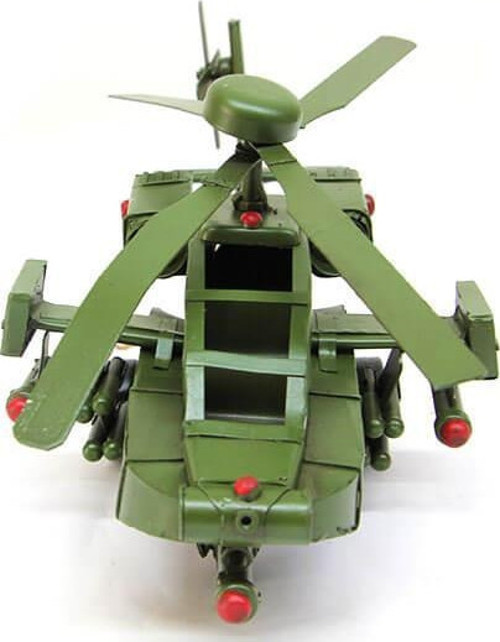 Dekoratif Metal Helikopter Dekoratif Biblo Hediyelik