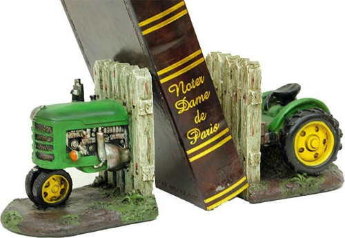 Kitap Stoper Traktör Yeşil Dekoratif Hediyelik