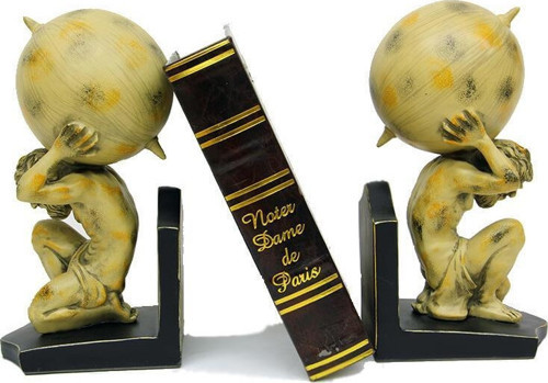 Kitap Tutucu Atlas Kitap Stoperi Dekoratif Hediyelik