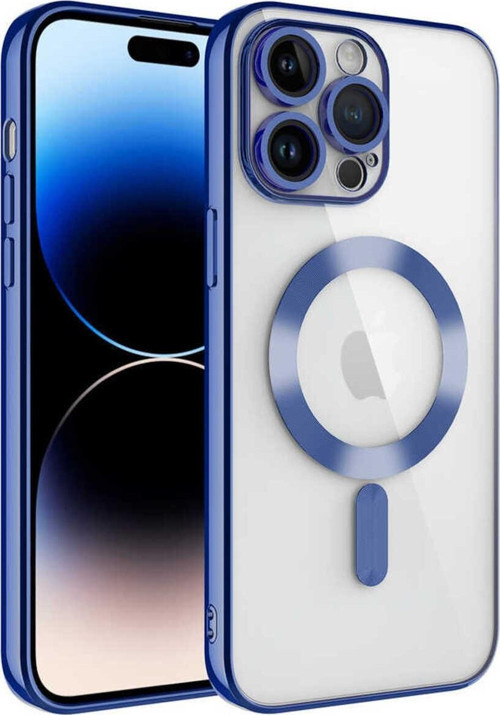 Apple iPhone 14 PRO MAX Kılıf Kamera Lens Korumalı Renkli Magsafe Şeffaf Silikon