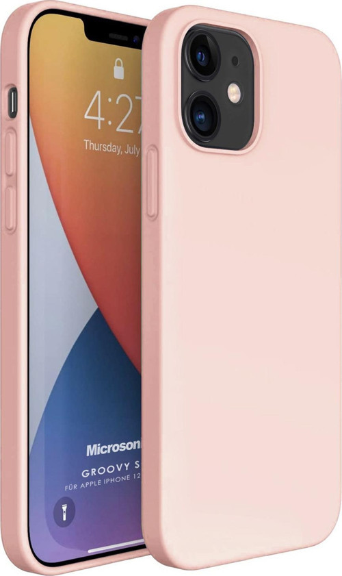 Apple iPhone 12 Kılıf Groovy Soft Rose Gold