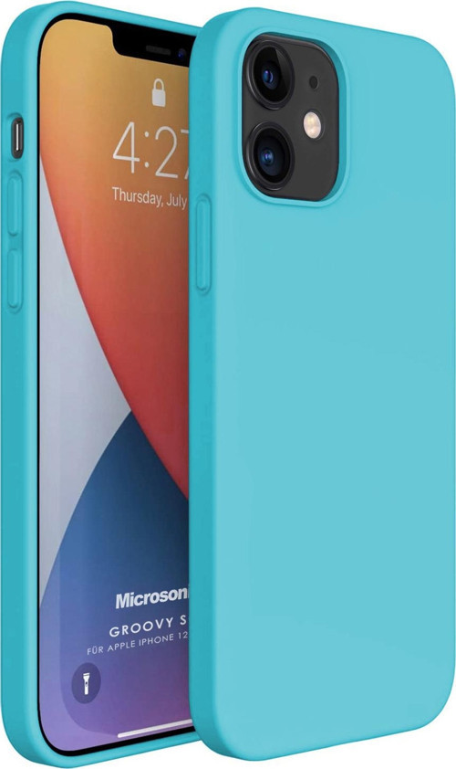 Apple iPhone 12 Mini Kılıf Groovy Soft Turkuaz