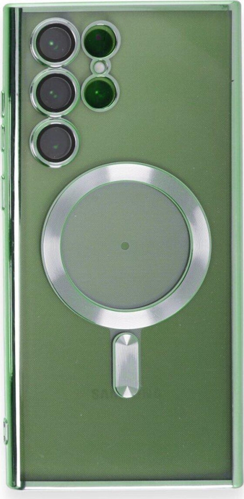 Samsun Galaxy S22 ULTRA Kılıf Kamera Lens Korumalı Renkli Magsafe Şeffaf Kapak