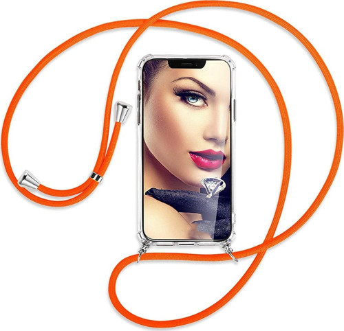 Xiaomi Redmi Note 9 Pro Kılıf Boyun Omuz Askılı Ipli Anti Şok Köşe Korumalı Şeffaf Silikon