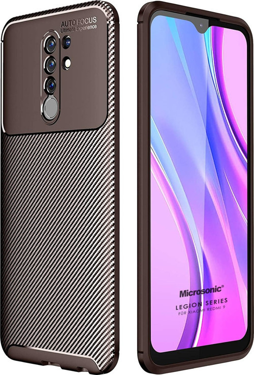 Xiaomi Redmi 9 Kılıf Legion Series Kahverengi