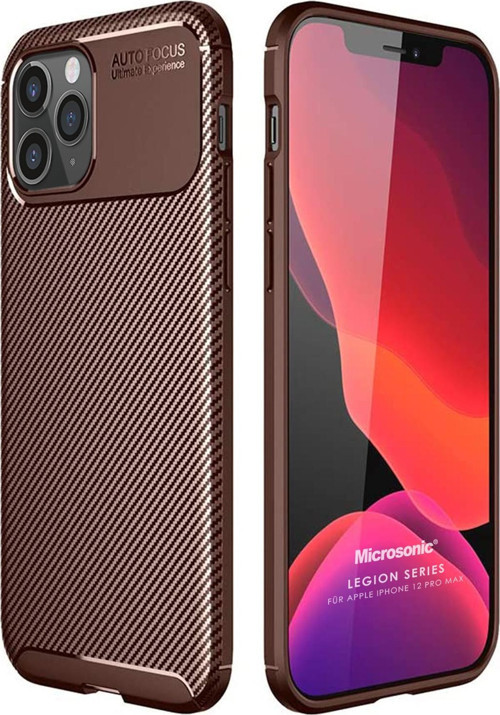 Apple iPhone 12 Pro Max Kılıf Legion Series Kahverengi