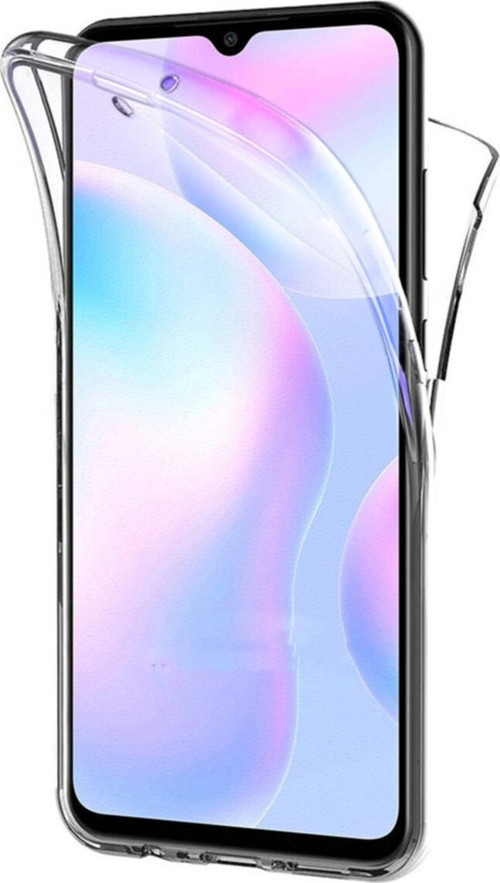 Xiaomi Redmi 9a 360 Uyumlu Kılıf Şeffaf Ön Arka Silikon