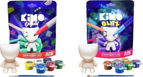 Kimo Original/Glitz Kim İstersen O! Kendi Figürünü Üretme Oyunu Boya Karakterini Üret 2'Li