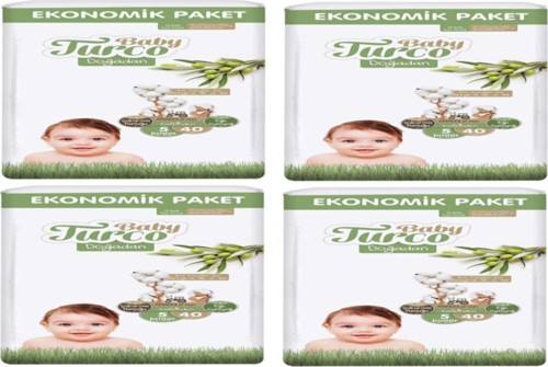 Bebek Bezi Ekonomik Paket 40'Li (5 Numara) 8682241205950 4 Paket 160 Adetli