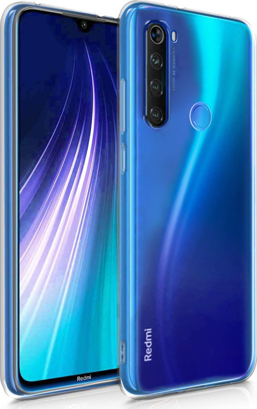 Xiaomi Redmi Note 8T Kılıf Transparent Soft Beyaz