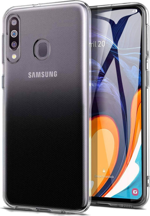 Samsung Galaxy M40 Kılıf Transparent Soft Beyaz
