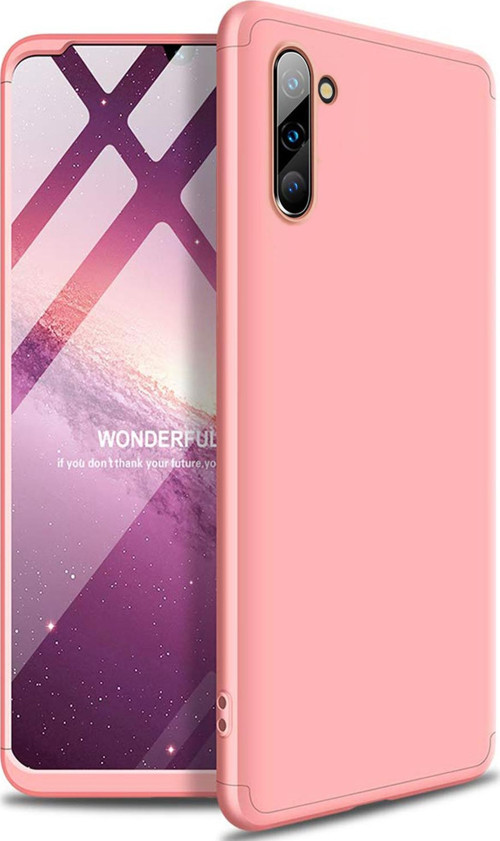 Samsung Galaxy Note 10 Kılıf Double Dip 360 Protective Rose Gold