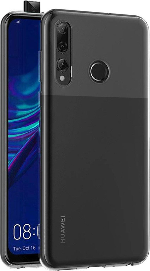 Huawei Y9 Prime 2019 Kılıf Transparent Soft Beyaz