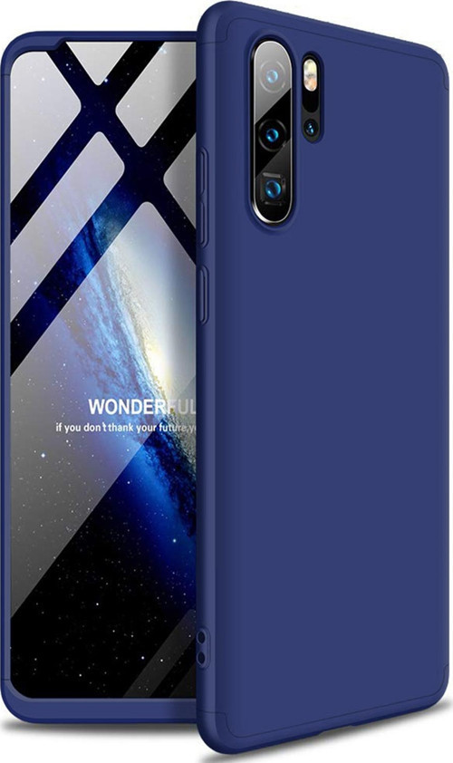 Huawei P30 Pro Kılıf Double Dip 360 Protective Lacivert