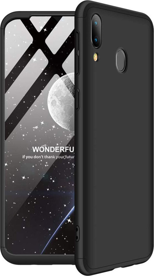 Samsung Galaxy A20 Kılıf Double Dip 360 Protective Siyah