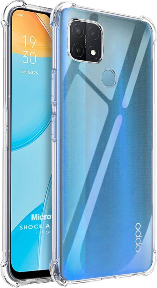 Oppo A15 Kılıf Shock Absorbing Şeffaf