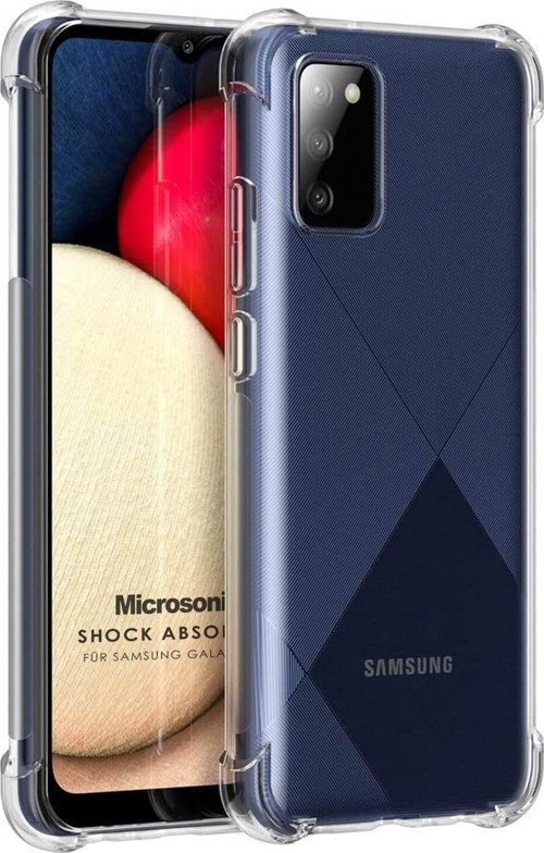 Samsung Galaxy A02s Kılıf Shock Absorbing Şeffaf
