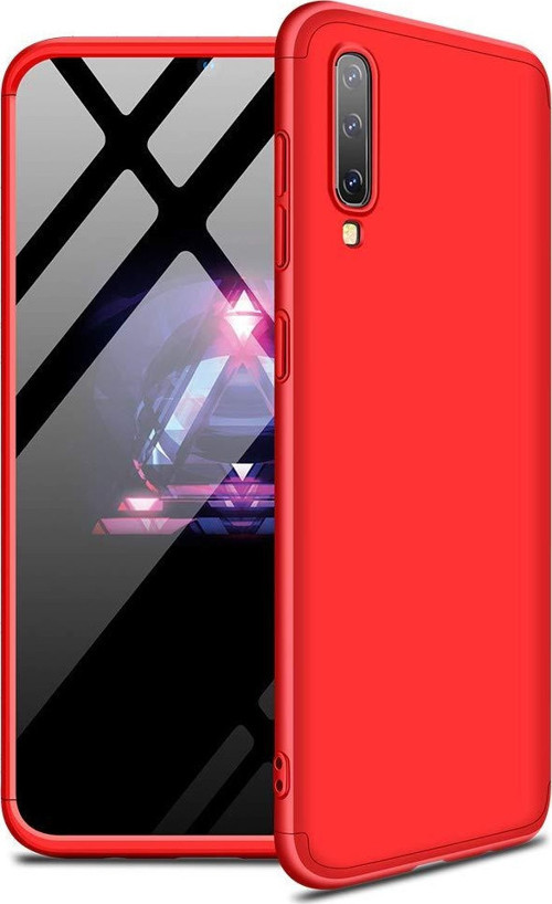 Samsung Galaxy A50 Kılıf Double Dip 360 Protective Kırmızı