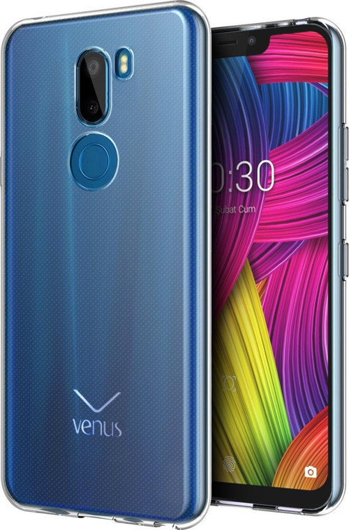 Vestel Venüs Z30 Kılıf Transparent Soft Beyaz