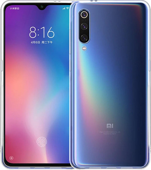 Xiaomi Mi 9 SE Kılıf Transparent Soft Beyaz