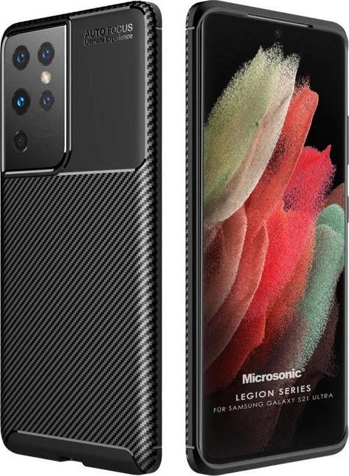 Samsung Galaxy S21 Ultra Kılıf Legion Series Siyah