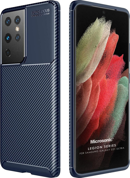 Samsung Galaxy S21 Ultra Kılıf Legion Series Lacivert