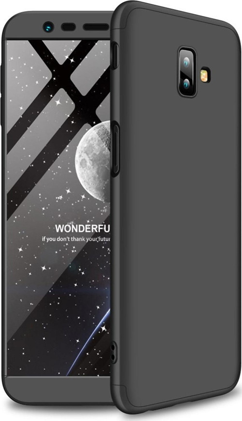 Samsung Galaxy J6 Plus Kılıf Double Dip 360 Protective Siyah